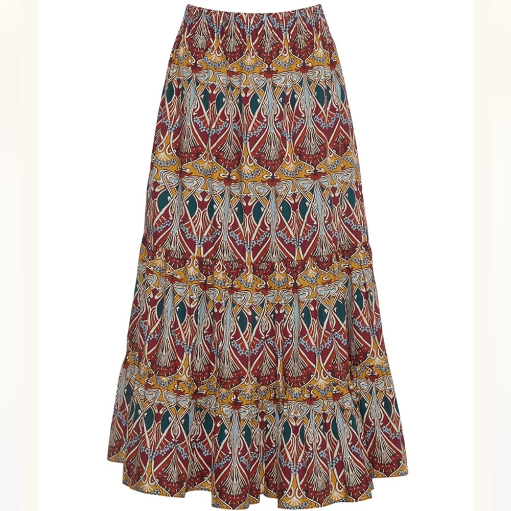 Cara Cara Chase Skirt in Chai Tea Deco *NWT* - Picture 3 of 5